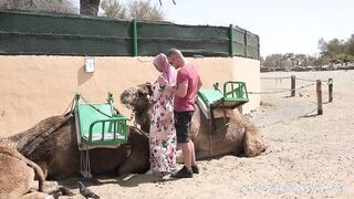 Gigantikus cickós arab bige baszása