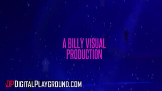 DigitalPlayground - Halle Hayes és Aila Donovan édeshármasban szeretkeznek