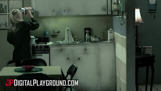 Digitalplayground - Riley Steele a hatalmas cickós világos szőke csajszi