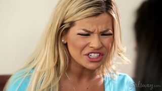 Abby Lee Spanyol és Adriana Sephora forró zsenge leszbi játékai