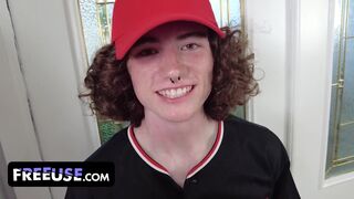 Megdugtam az edzőmet! szerencsés baseball játékos ingyenesen használja méretes csöcsű milfjét!