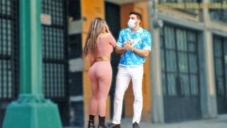 Big Booty Latin Amerikai Seduces The Rich Stranger To Fuck Her Juicy Pussy