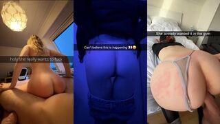 Fiatal csajok mocskos kamatyolása snapchat válogatásban